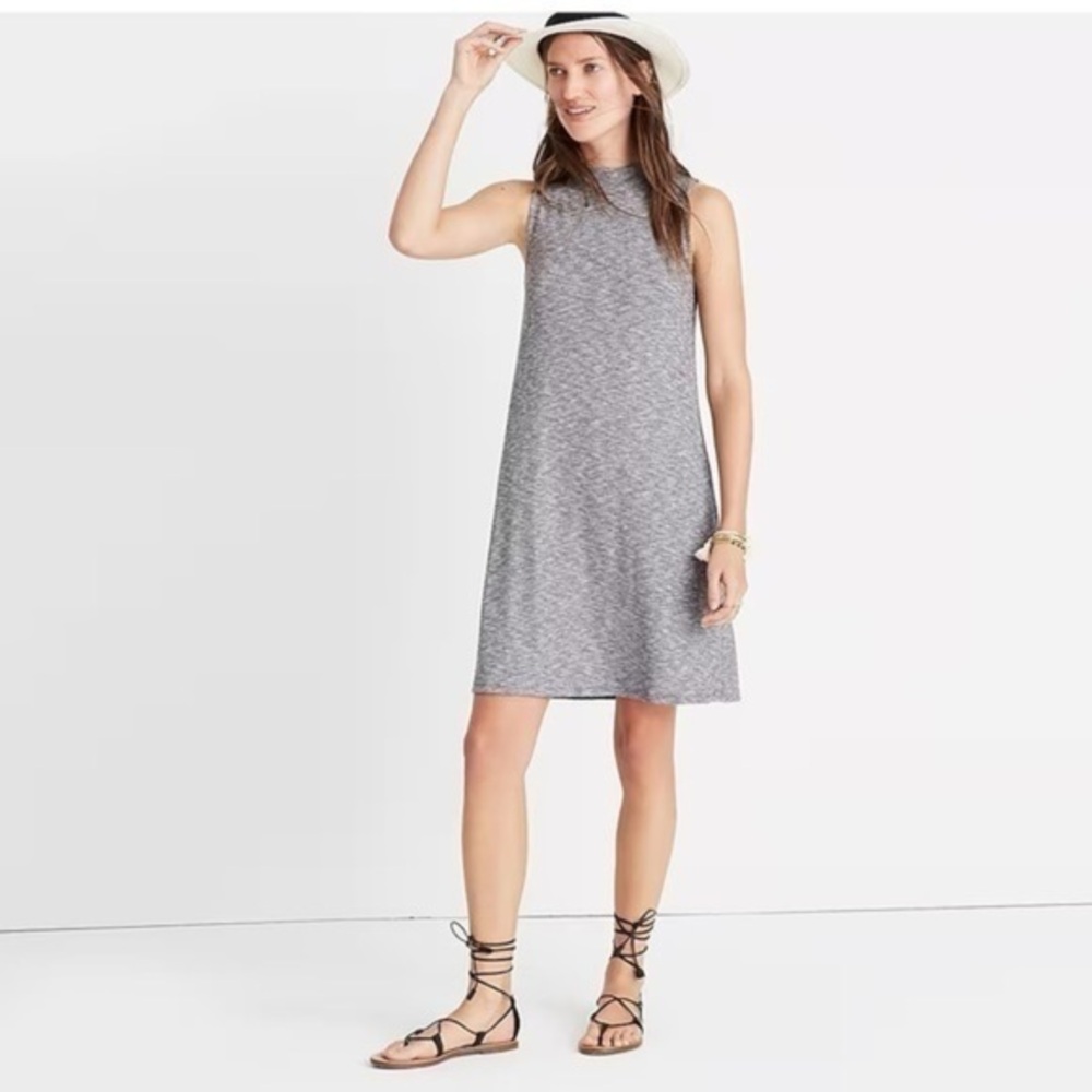 NWT Madewell Marled Mockneck Swingy Tank Dress size XS